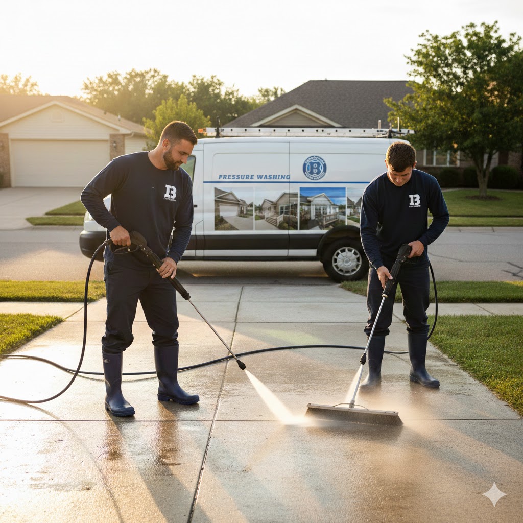 Pressure washing